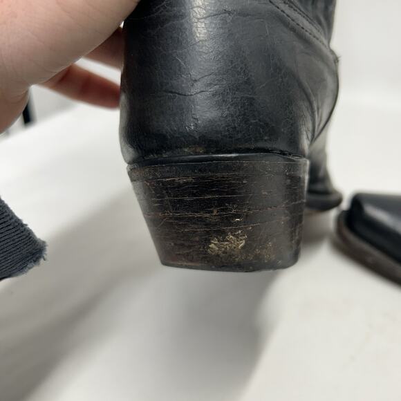 Lucchese 1883 Crayton Mad Dog Cowboy Boots “Black White” main image 8